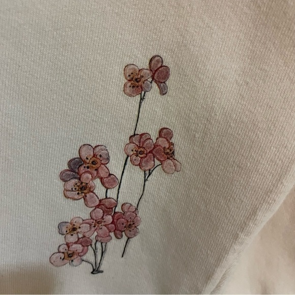 🎀 MFG Air Waves Vintage Off White Bird Graphic Sweatshirt, Size L - Picture 5 of 7